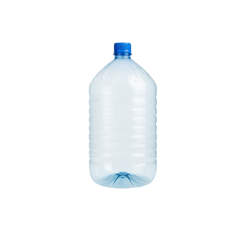 PET-plastikpudel korgiga 6000ml